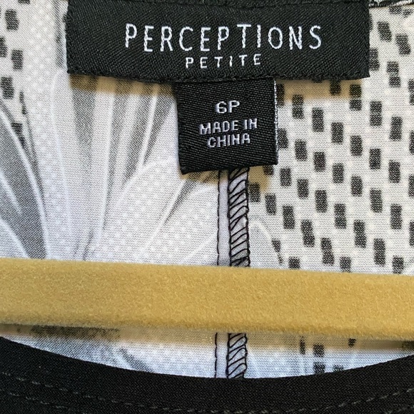 Perceptions 6P Dress Lightweight w/Bow & Sleeves - Picture 4 of 6